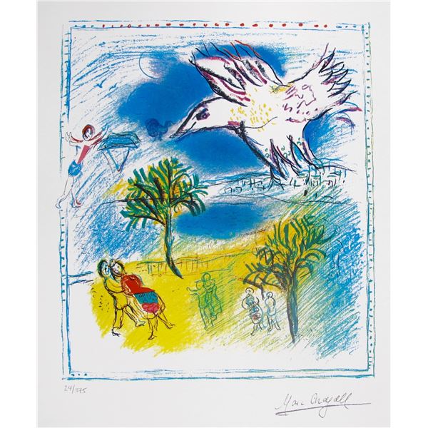 Marc Chagall GRAND CORNICHE Facsimile Signed Limited Edition Giclee
