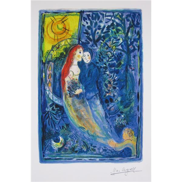 Marc Chagall WEDDING Facsimile Signed Limited Edition Giclee