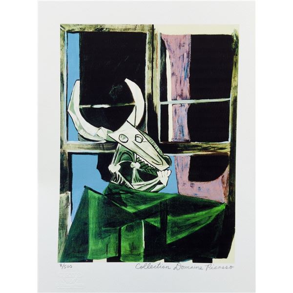 Pablo Picasso STEER SKULL Estate Signed Limited Edition Giclee