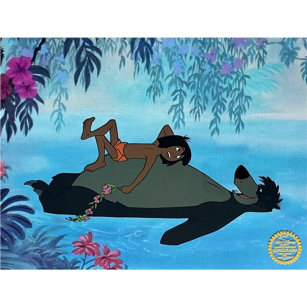 Disney THE JUNGLE BOOK Sericel Mowgli & Baloo