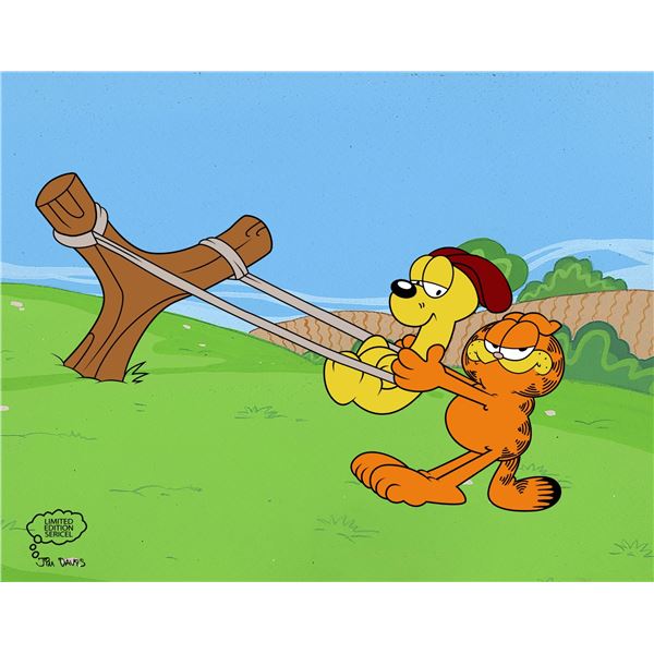 GARFIELD & ODIE Sericel Animation Art Cel