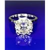 Image 7 : Sparkling 3ct White Fire Moissanite Ring
