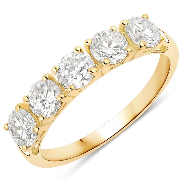14KT Yellow Gold 1.50ctw Lab Diamond Ring