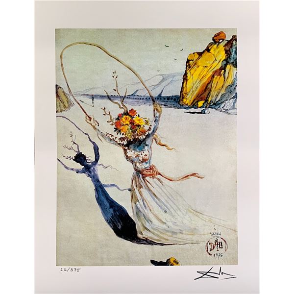 Salvador Dali TRANSCENDENT PASSAGE Facsimile Signed Limited Edition Giclee