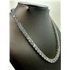 Image 2 : 18KT White Gold Plated 69ctw Lab Created Russian Alexandrite Necklace
