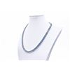 Image 6 : 18KT White Gold Plated 69ctw Lab Created Russian Alexandrite Necklace