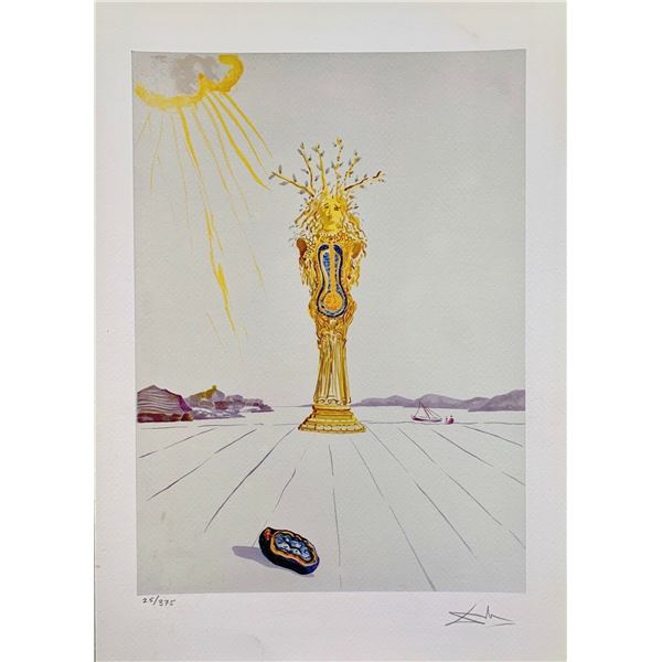 Salvador Dali BAROMETER WOMAN Facsimile Signed & Numbered Giclee