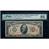 Image 1 : 1934A $10 Hawaii FRN PMG 64