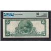 Image 2 : 1902 $5 Burlington VT National PMG 25
