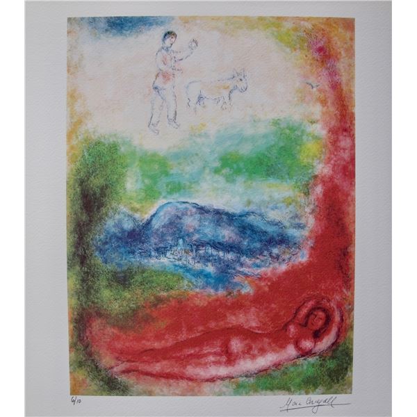 Marc Chagall LE REVE Facsimile Signed Limited Edition Giclee