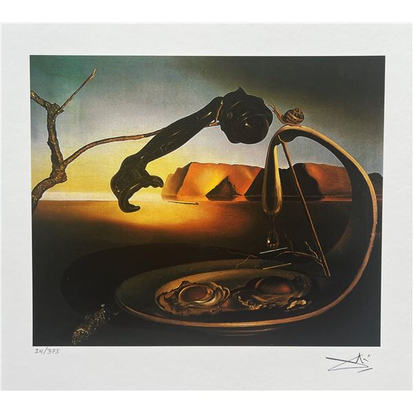 Salvador Dali THE SUBLIME MOMENT Facsimile Signed & Numbered Giclee