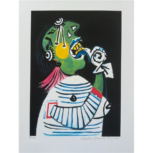 Pablo Picasso WOMAN IN DISTRESS Estate Signed Limited Edition Giclee