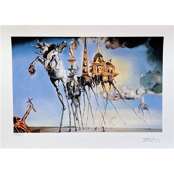 Salvador Dali TEMPTATION OF ST. ANTHONY Facsimile Signed & Numbered Giclee