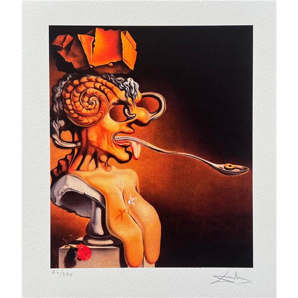 Salvador Dali PORTRAIT OF PICASSO Facsimile Signed Numbered Giclee