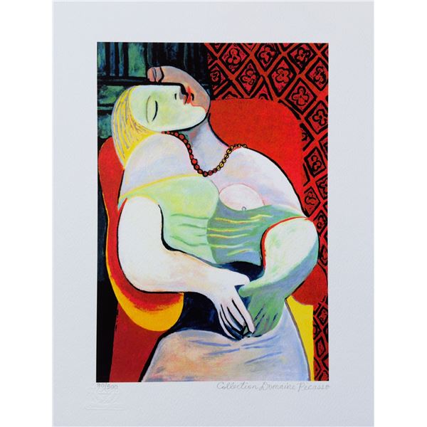 Pablo Picasso THE DREAM Estate Signed Limited Edition Giclee