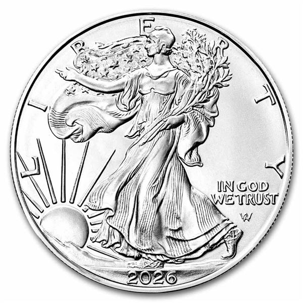 2026 American Silver Eagle 1oz BU Coin