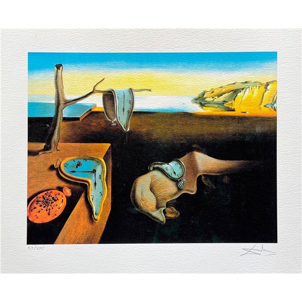 Salvador Dali PERSISTENCE OF MEMORY Facsimile Signed Limited Edition Giclee