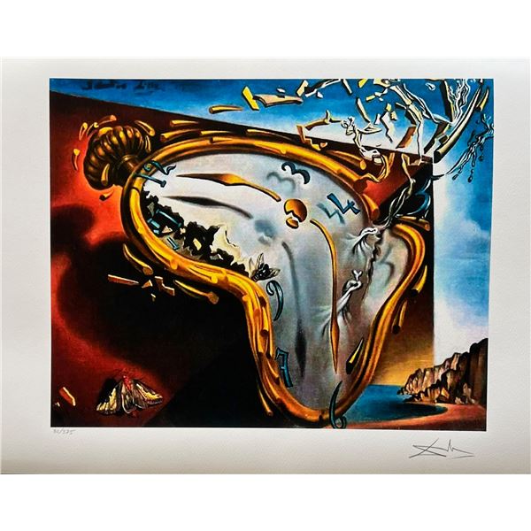 Salvador Dali SOFT WATCH EXPLOSION Facsimile Signed Numbered Giclee