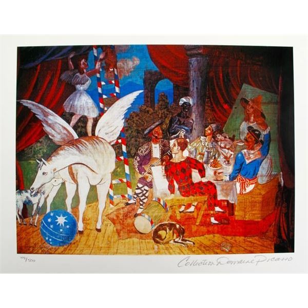 Pablo Picasso THEATRE Estate Signed Limited Edition Giclee