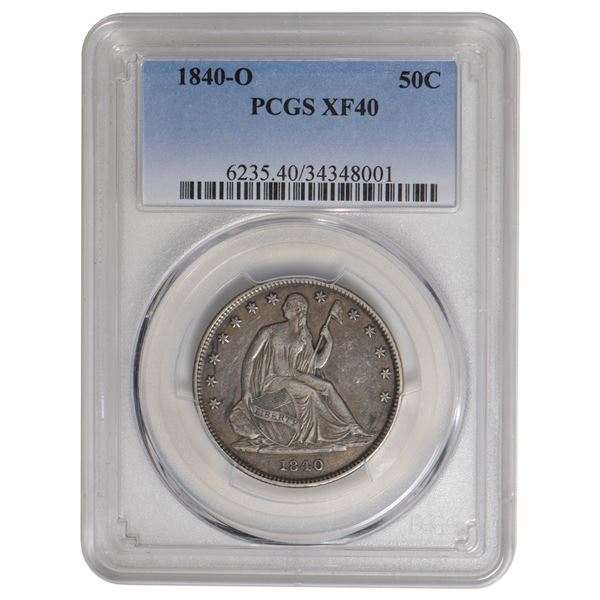 1840-O Seated Liberty Half Dollar PCGS XF40