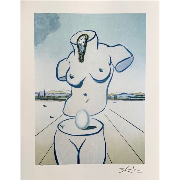 Salvador Dali BIRTH OF VENUS Facsimile Signed Limited Edition Giclee