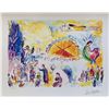Image 1 : Marc Chagall PROCESSION DE NOEL Limited Edition Facsimile Signed Giclee