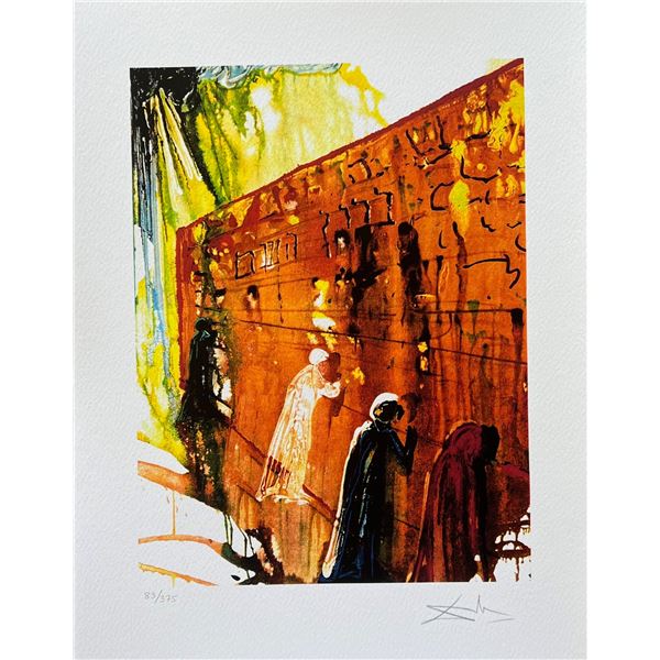 Salvador Dali WAILING WALL Signed Limited Edition Giclee