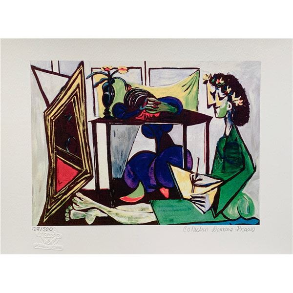 Pablo Picasso GIRL DRAWING Estate Signed Limited Edition Giclee