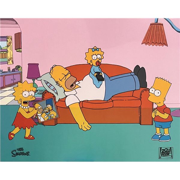 THE SIMPSONS The King of Naps Sericel Animation Art Cel