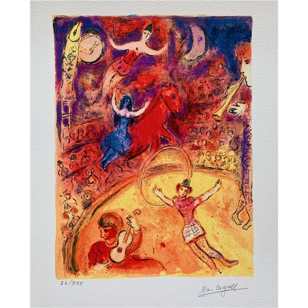Marc Chagall CIRCUS Limited Edition Facsimile Signed Giclee