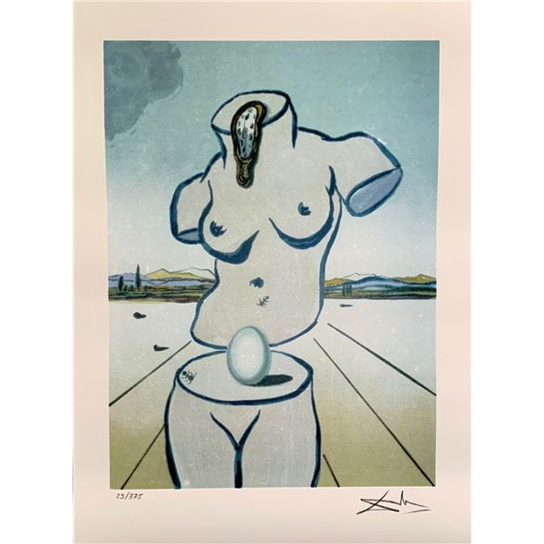 Salvador Dali BIRTH OF VENUS Facsimile Signed Limited Edition Giclee