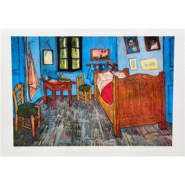 Vincent Van Gogh VAN GOGH’S BEDROOM Estate Signed Limited Edition Giclee