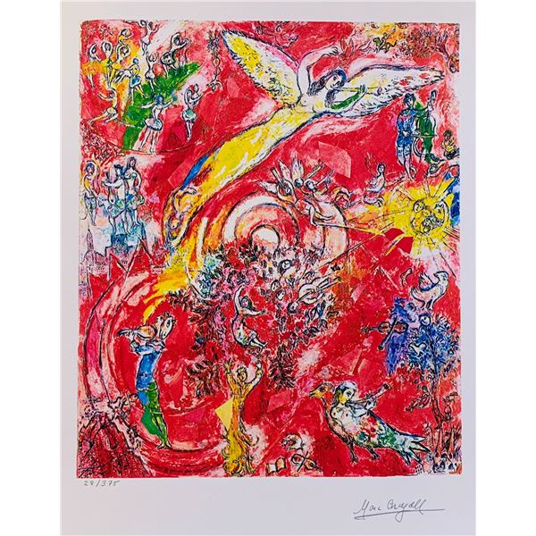 Marc Chagall THE TRIUMPH OF MUSIC Limited Edition Facsimile Signed Giclee