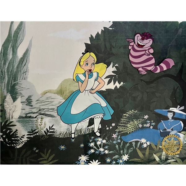 Disney ALICE IN WONDERLAND Cheshire Cat Sericel Animation Art Cel