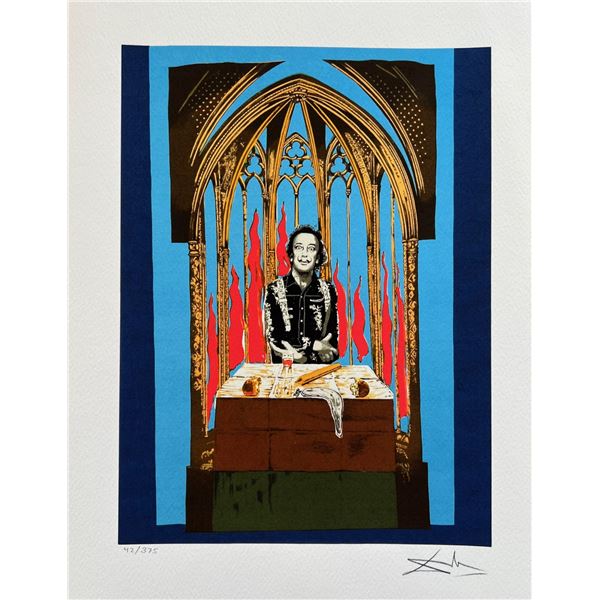 Salvador Dali INFERNO THE MAGICIAN Facsimile Signed & Numbered Giclee