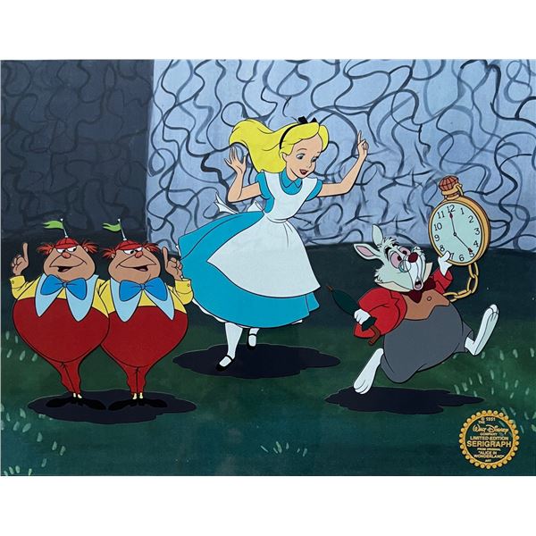 Disney ALICE IN WONDERLAND RABBIT TWEEDLEDEE Sericel