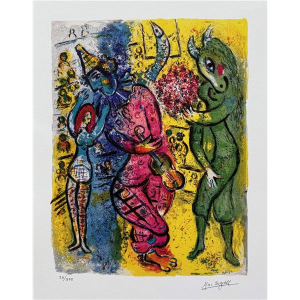 Marc Chagall CIRCUS II Facsimile Signed Limited Edition Giclee