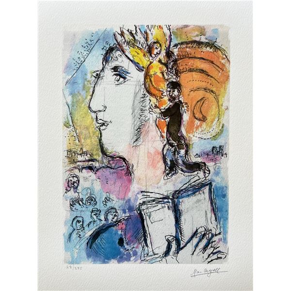 Marc Chagall Shabbat Limited Edition Facsimile Signed Giclee