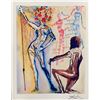 Image 1 : Salvador Dali BALLET OF FLOWERS Facsimile Signed Limited Edition Giclee