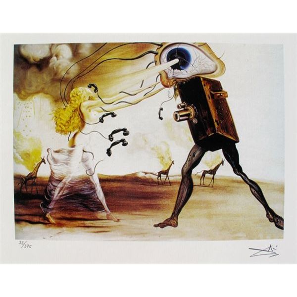 Salvador Dali MODERN RHAPSODY Facsimile Signed & Numbered Giclee