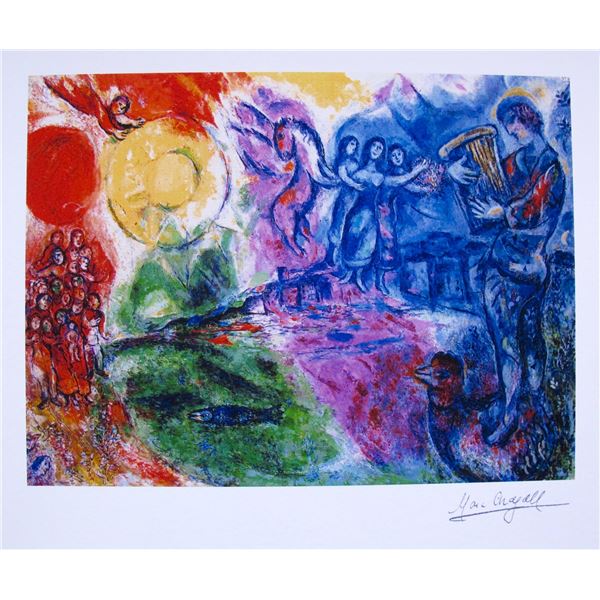 Marc Chagall ORPHEUS Facsimile Signed Limited Edition Giclee