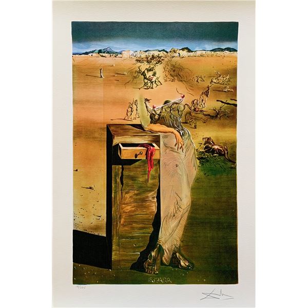 Salvador Dali ESPANA Facsimile Signed Limited Edition Giclee