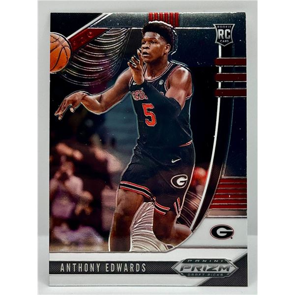 2020 Panini Prizm Draft Picks - Anthony Edwards Rookie Card