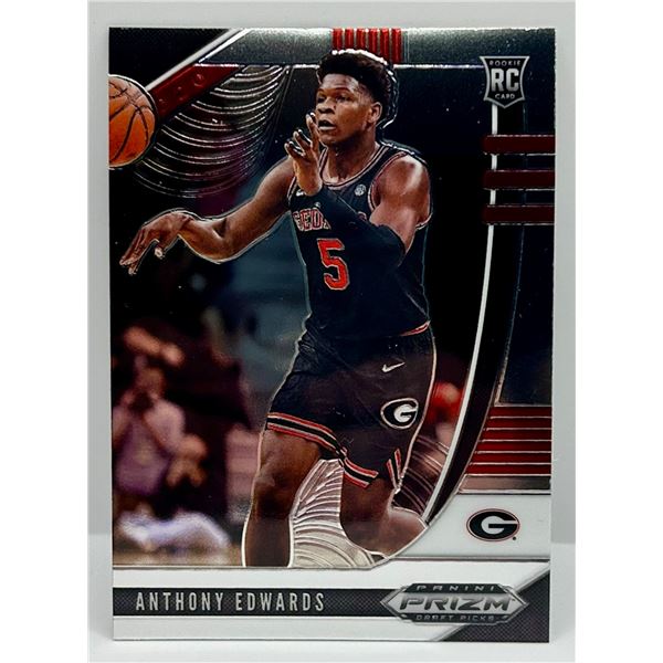 2020 Panini Prizm Draft Picks - Anthony Edwards Rookie Card