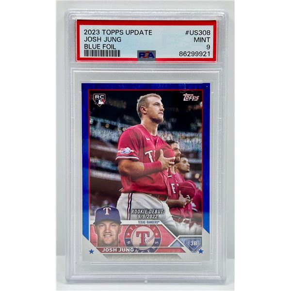 2023 Topps Update Blue Foil - Josh Jung Slab
