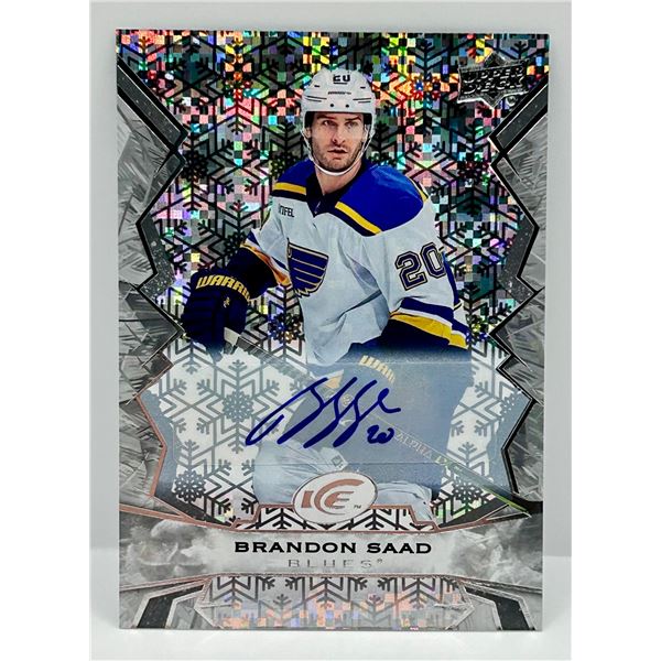 2022-23 UD Ice - Brandon Saad Auto