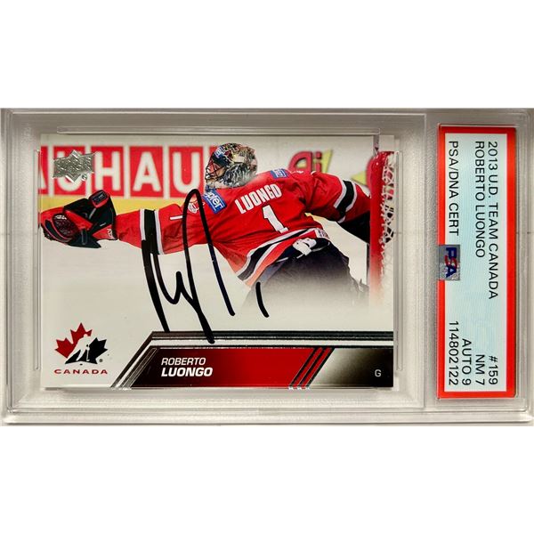 2013 Roberto Luongo Auto Slab