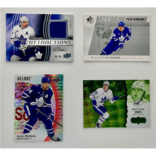 4 Card Leafs Hockey Lot - See Description