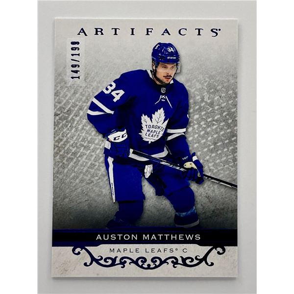 2021 UD Artifacts - Auston Matthews 149/199