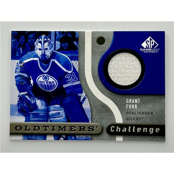 2006 UD Oldtimers Challenge - Grant Fuhr Game Worn Patch